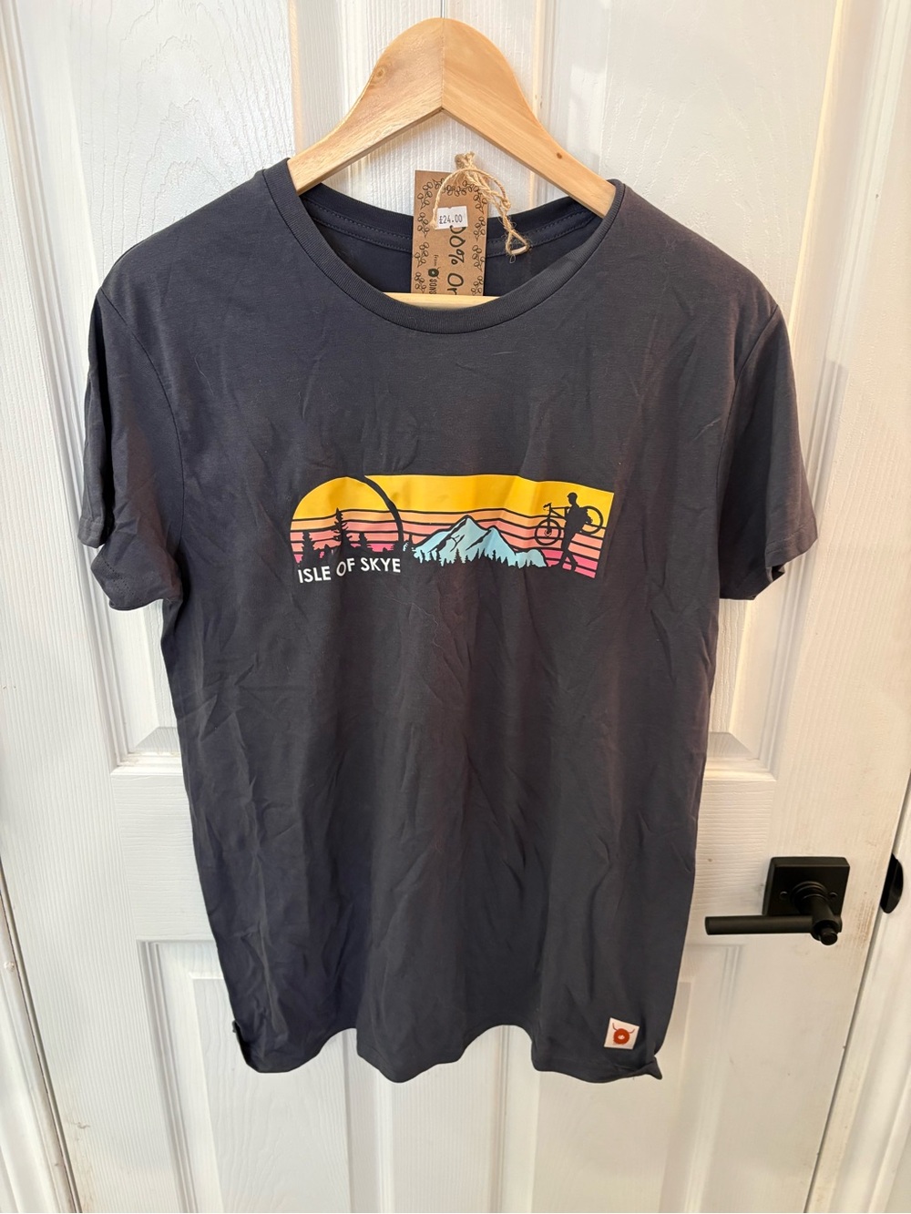 Isle of Skye Graphic Crewneck T‑Shirt - Charcoal